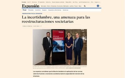 La incertidumbre, una amenaza para las reestructuraciones societarias