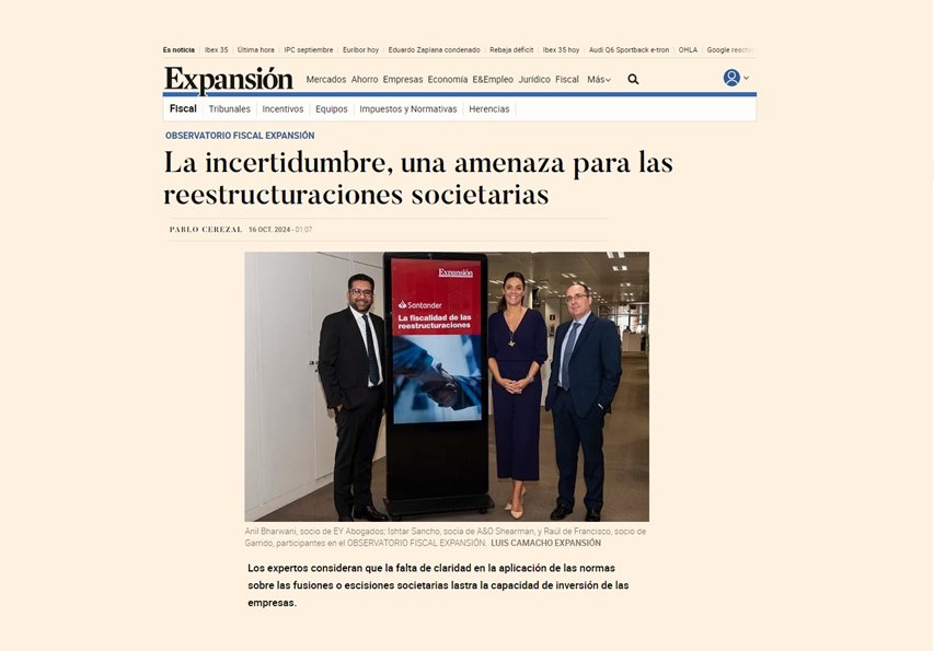 La incertidumbre, una amenaza para las reestructuraciones societarias