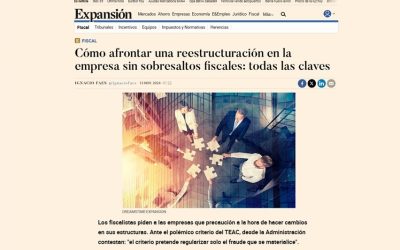 Cómo afrontar una reestructuración en la empresa sin sobresaltos fiscales