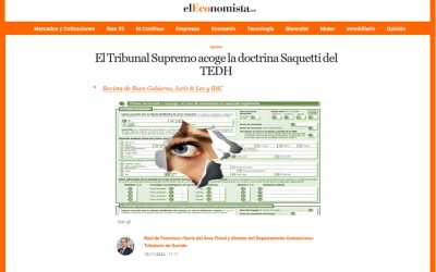 El Tribunal Supremo acoge la doctrina Saquetti del TEDH