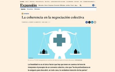 La coherencia en la negociación colectiva