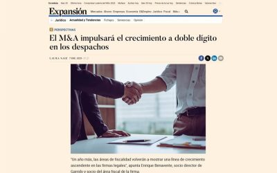 El M&A impulsará el crecimiento a doble dígito en los despachos