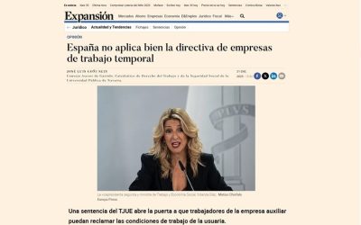 España no aplica bien la directiva de empresas de trabajo temporal