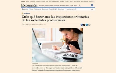 Guía: qué hacer ante las inspecciones tributarias de las sociedades profesionales