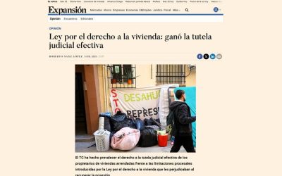 Ley por el derecho a la vivienda: ganó la tutela judicial efectiva