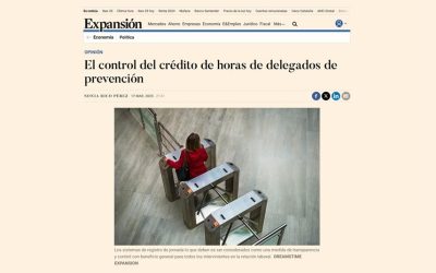 El control del crédito de horas de los delegados de prevención
