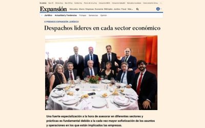 Despachos líderes en cada sector económico