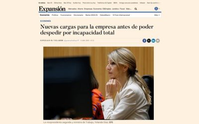 Nuevas cargas para la empresa antes de poder despedir por incapacidad total
