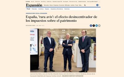 España, ‘rara avis’: el efecto desincentivador de los impuestos sobre el patrimonio