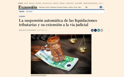 La suspensión automática de las liquidaciones tributarias y su extensión a la vía judicial