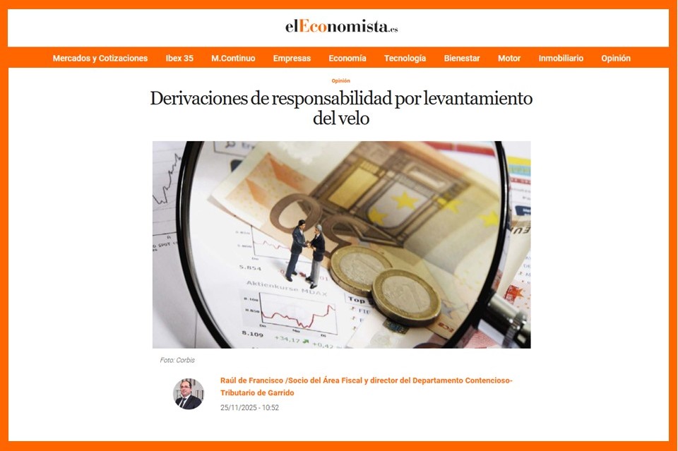 Derivaciones de responsabilidad por levantamiento del velo