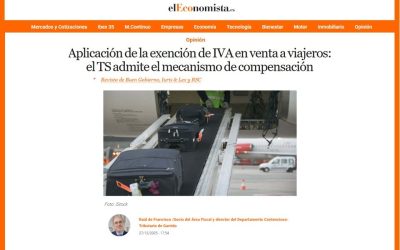 Aplicación de la exención de IVA en venta a viajeros: el TS admite el mecanismo de compensación