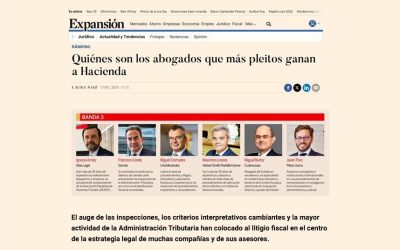 Quiénes son los abogados que más pleitos ganan a Hacienda