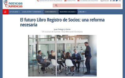 El futuro Libro Registro de Socios: una reforma necesaria
