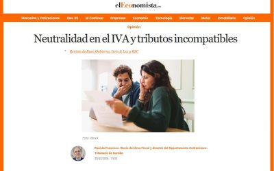 Neutralidad en el IVA y tributos incompatibles