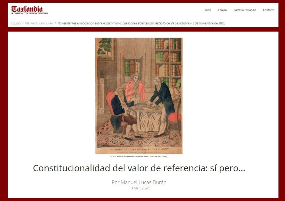 Constitucionalidad del valor de referencia: sí pero…