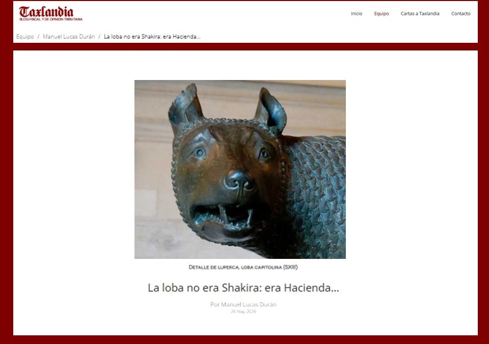 La loba no era Shakira: era Hacienda…