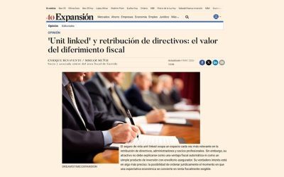 ‘Unit linked’ y retribución de directivos: el valor del diferimiento fiscal
